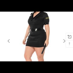 Police officer lady costume